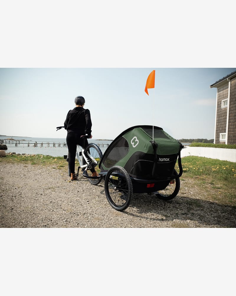 Hamax Outback Sykkelvogn & Barnevogn, 2-Seter | Double Bicycle Trailer