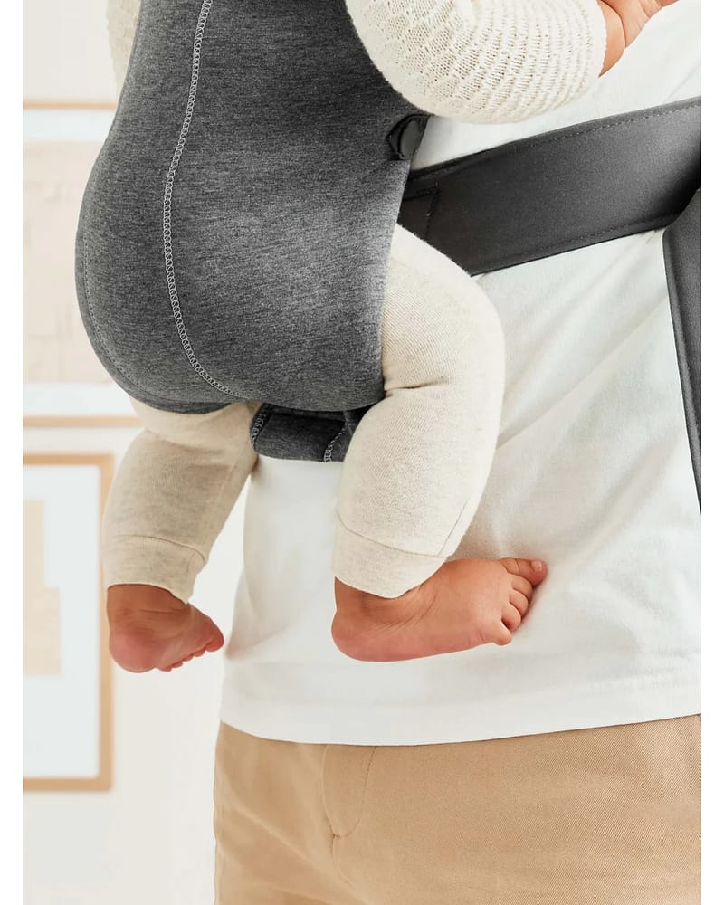 Mini Bæresele Nyfødt - Ekstra Nærhet - Baby Carrier 0-12m, Dark grey