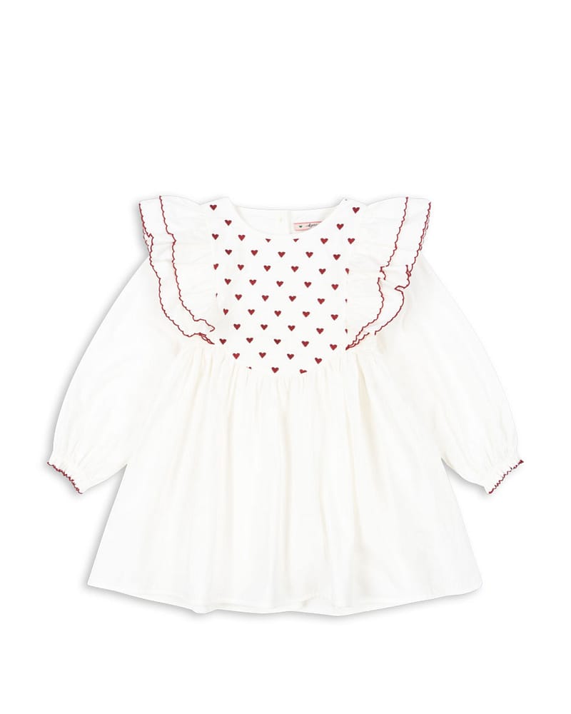 Kjole Barn - M/ Volanger | Coeur Dress GOTS