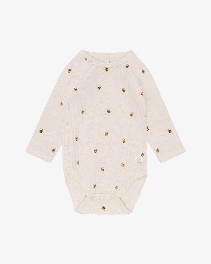 Omslagsbody Baby - 95% Øko Bomull, 5% Elastan | HCBing Animals