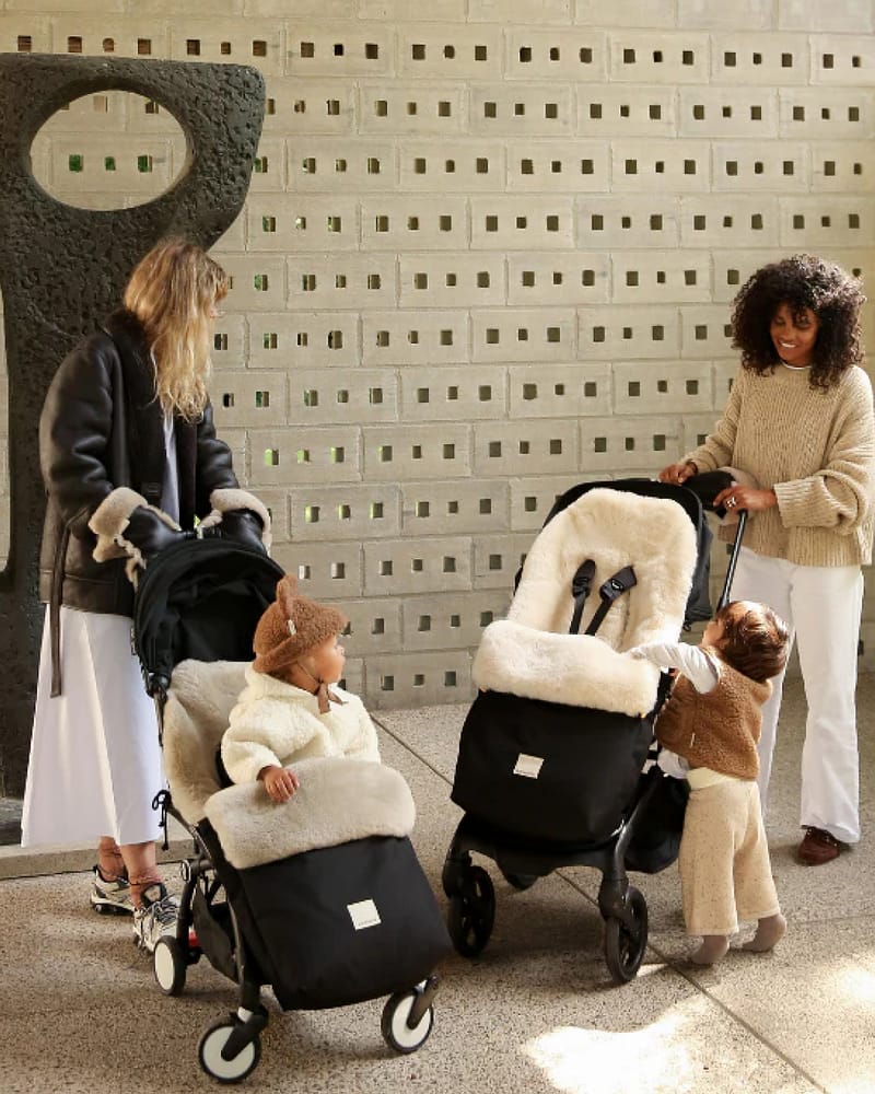 Vognpose m/ Lammeskinn - Universal Fit - Varm Vinterpose, 0-4år | Puffmuff