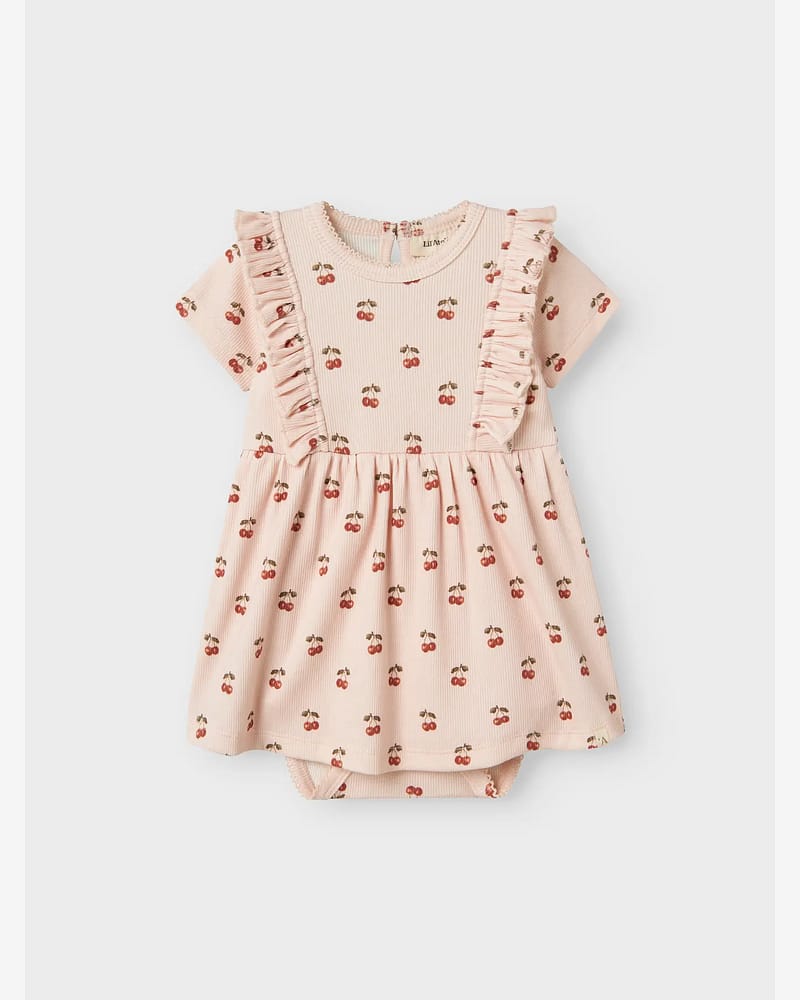 Kjole Baby m/ Body & Volanger - Ribb, Øko TENCEL | Lavo Ena SS Body Dress