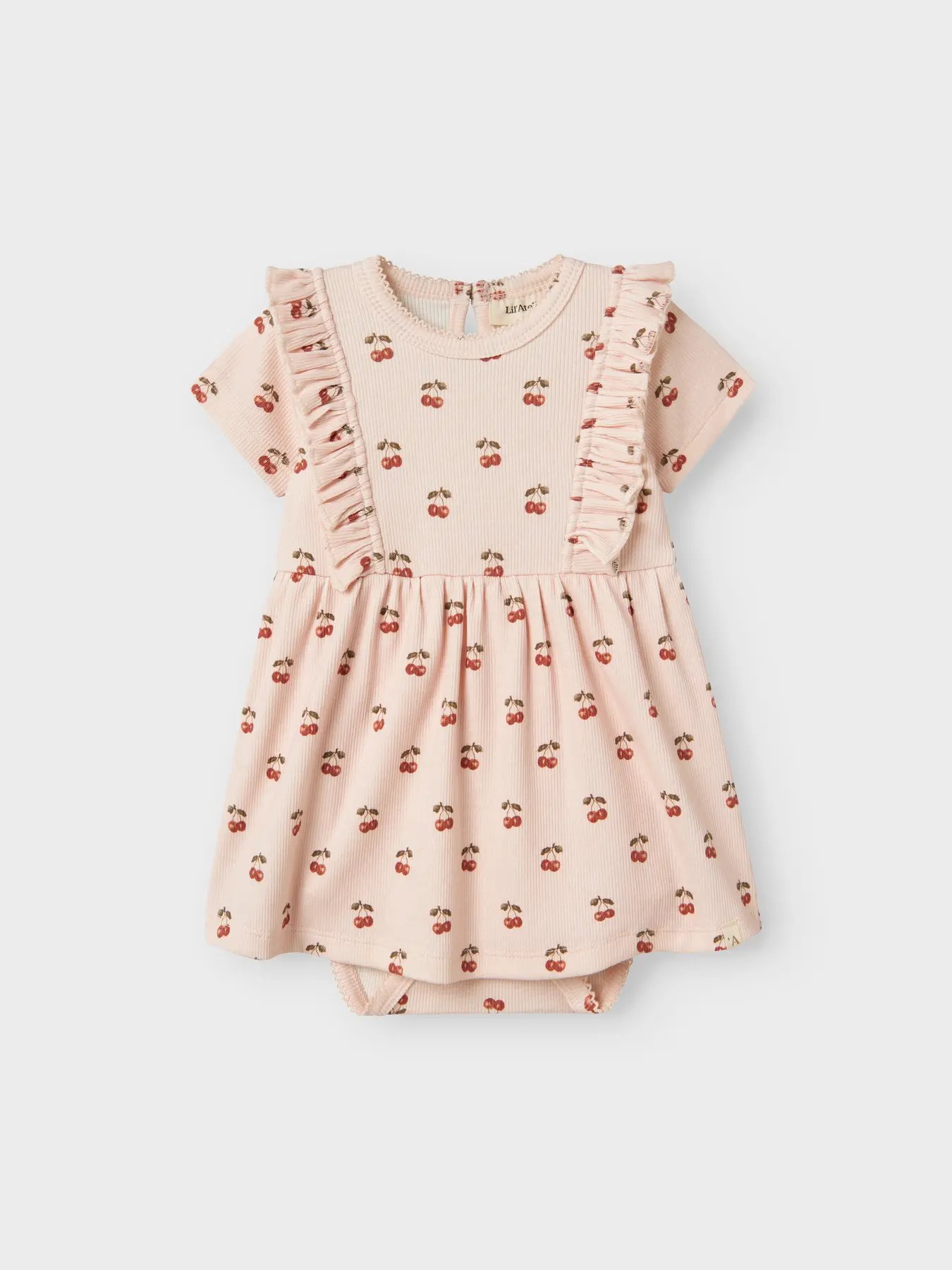 Kjole Baby m/ Body & Volanger – Ribb, Øko TENCEL | Lavo Ena SS Body Dress