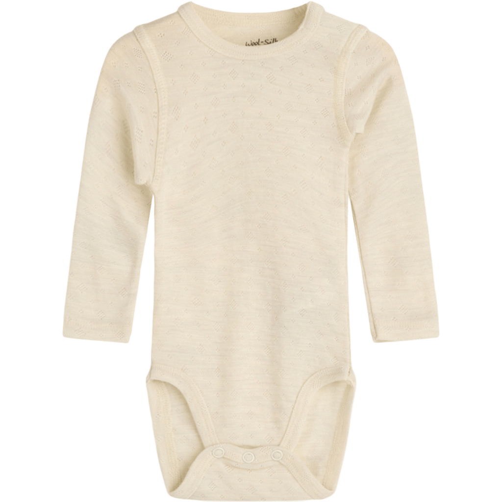 Body Pointelle – 85% Merino, 15% Silke | HCBirki, Off White Tofu
