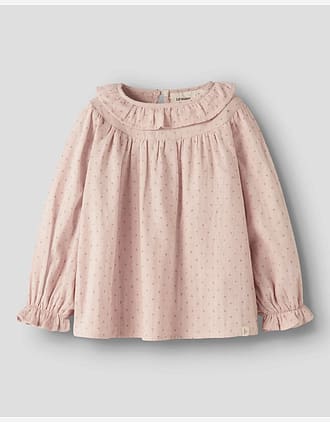 Bluse Barn M/ Volangerkrage - Øko Bomull | NMFDEMBE LS LOOSE SHIRT LIL