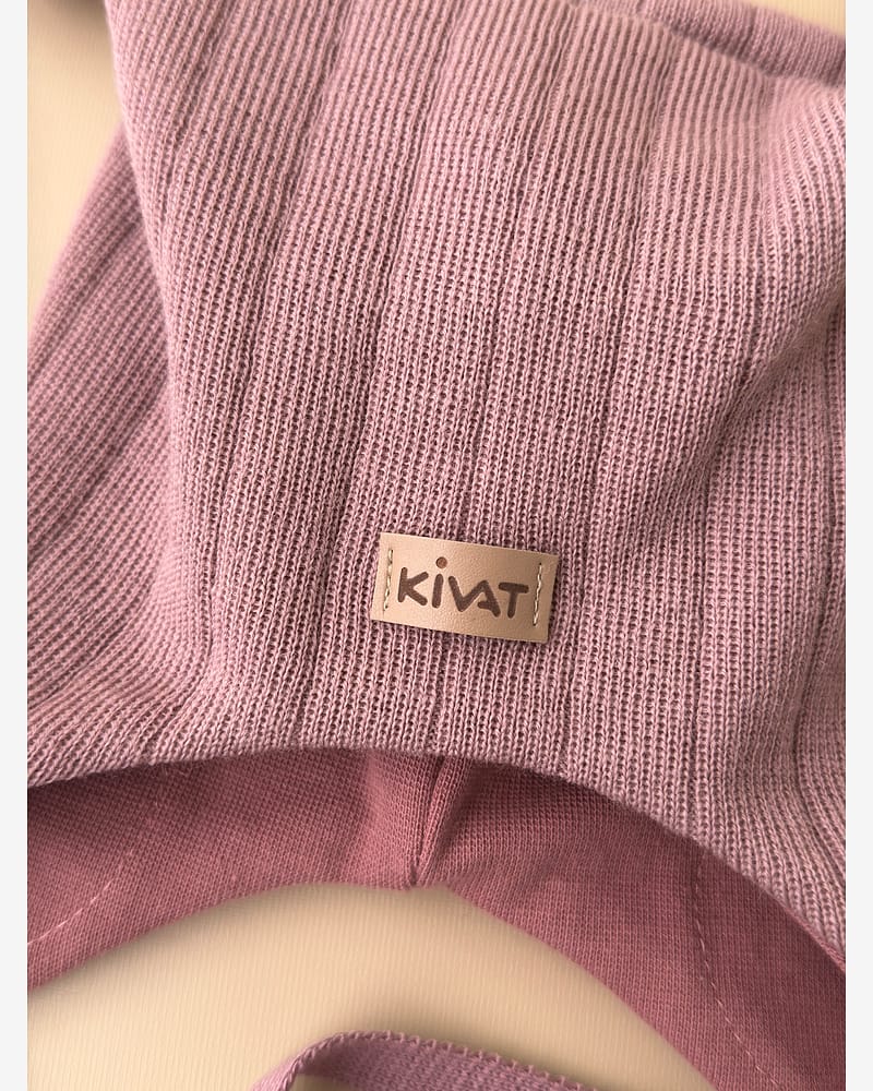 Knytelue Ull m/ Bomullsjersey fôr og Vindstopper | Ubehandlet Ull