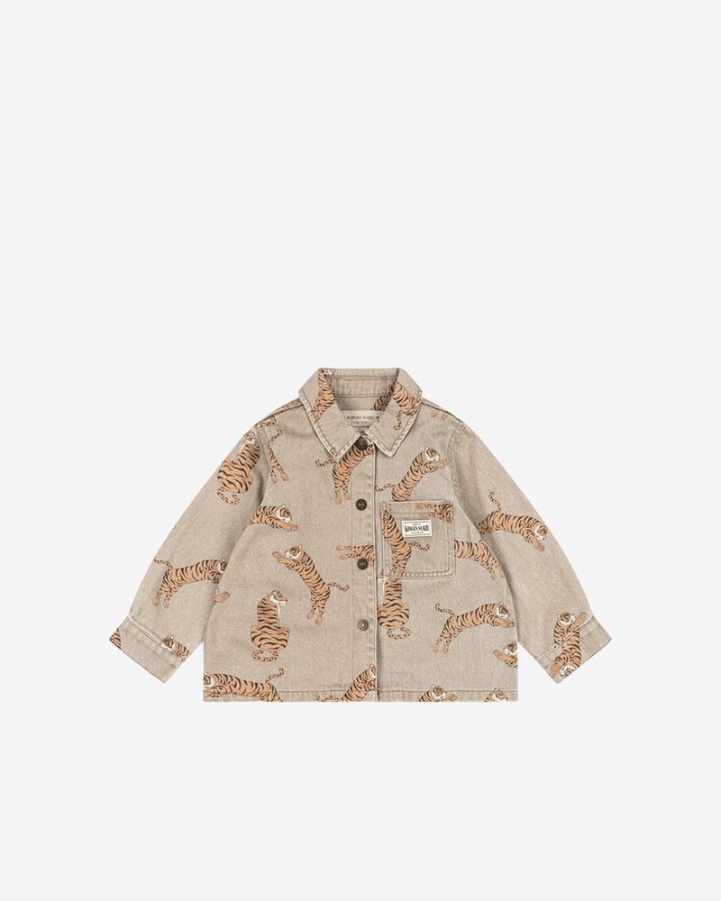 Denim Jakke M/ Glitter Paljetter - Øko Bomull | Magot Shirt GOTS