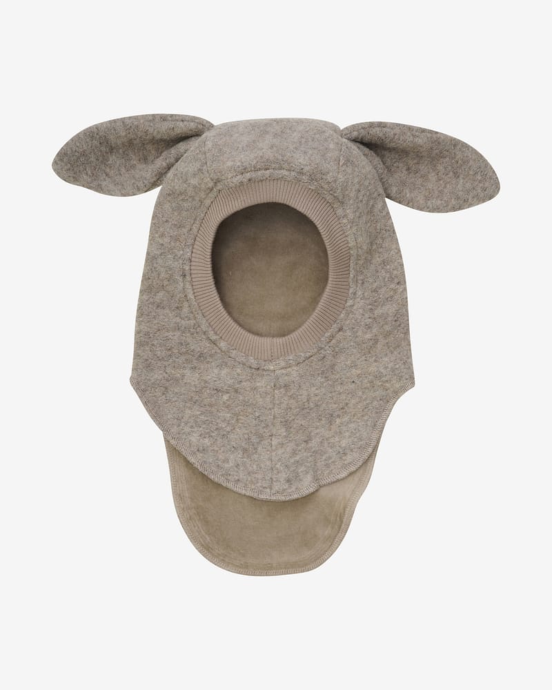 Balaclava Ull 2-lags - Kaninører, Børstet Ullfleece | Ears Wool