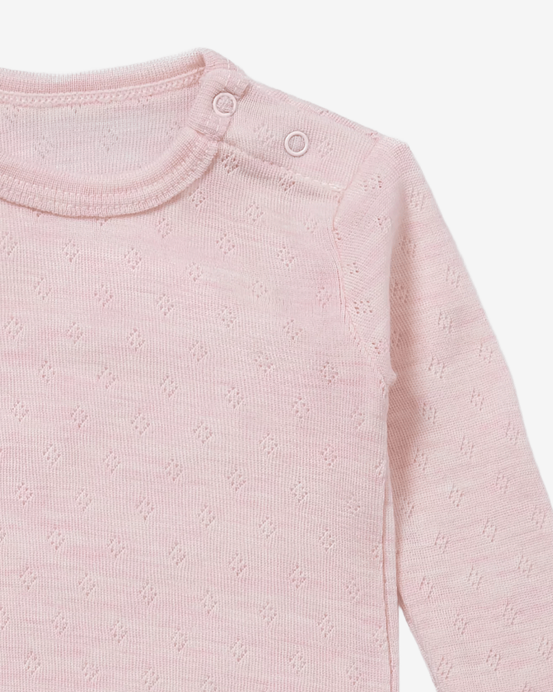 Ullbody Pointelle - Tynn ullkvalitet - 100% Merino