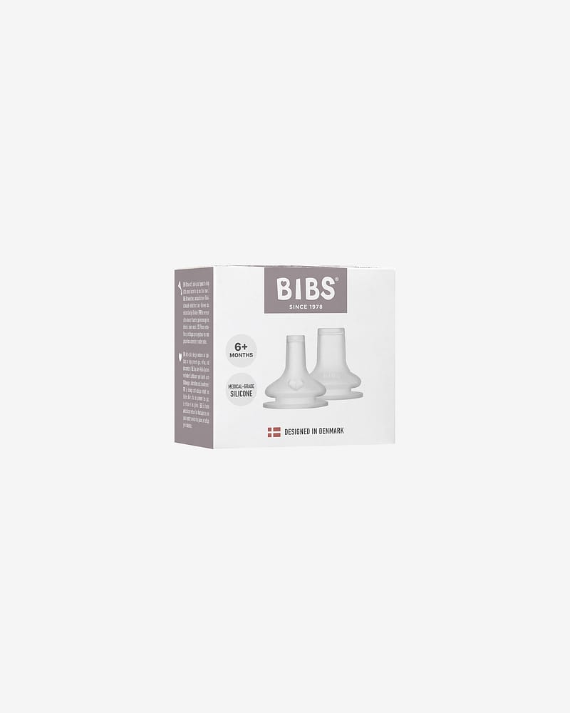 BIBS Flaskesmokk i Silikon til Tåteflaske 2pk - Baby Bottle Spout | Fra rundt 6 mnd