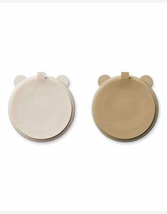 2pk Skål med Sugekopp - Silikon - Peony