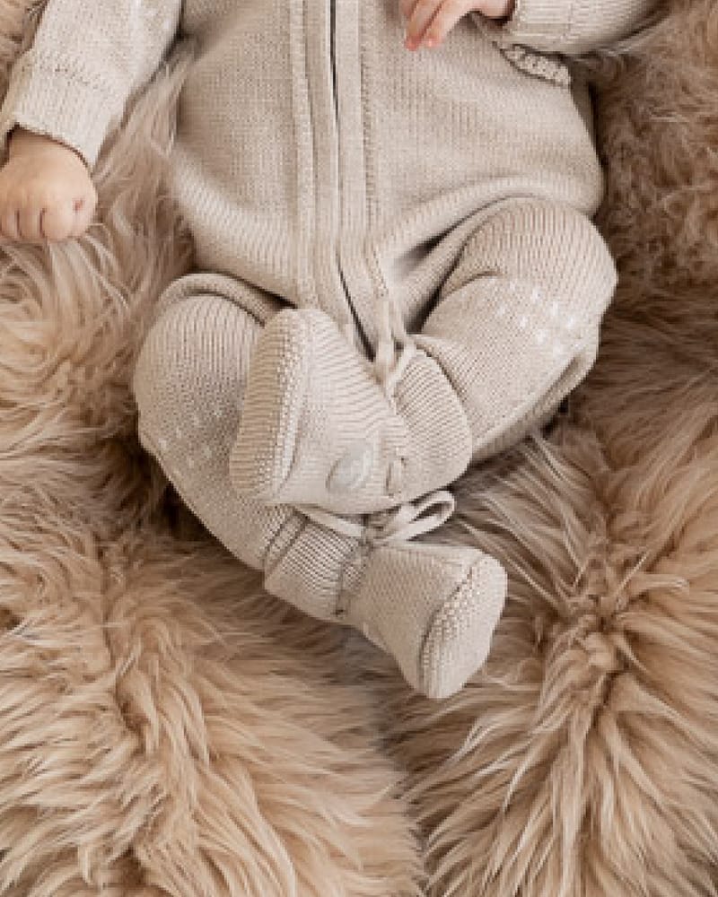 Ulltøfler - 100% Merino - Babytøfler Classic