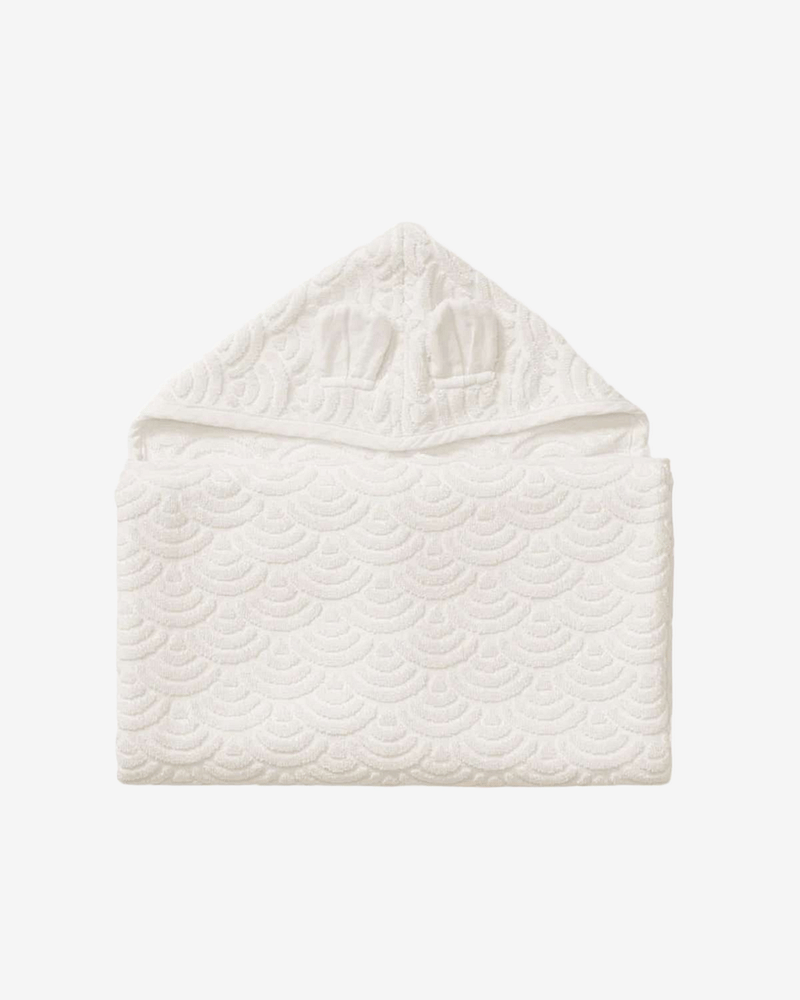 Badehåndkle Barn m/ Hette | 70x130cm - 100% Øko Bomull