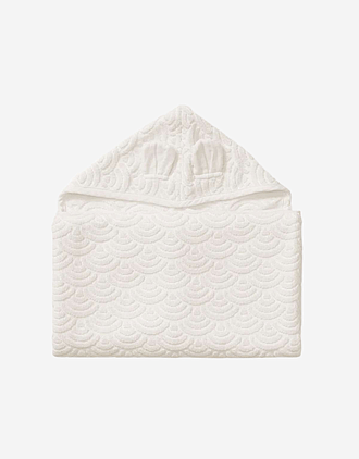 Badehåndkle Barn m/ Hette | 70x130cm - 100% Øko Bomull