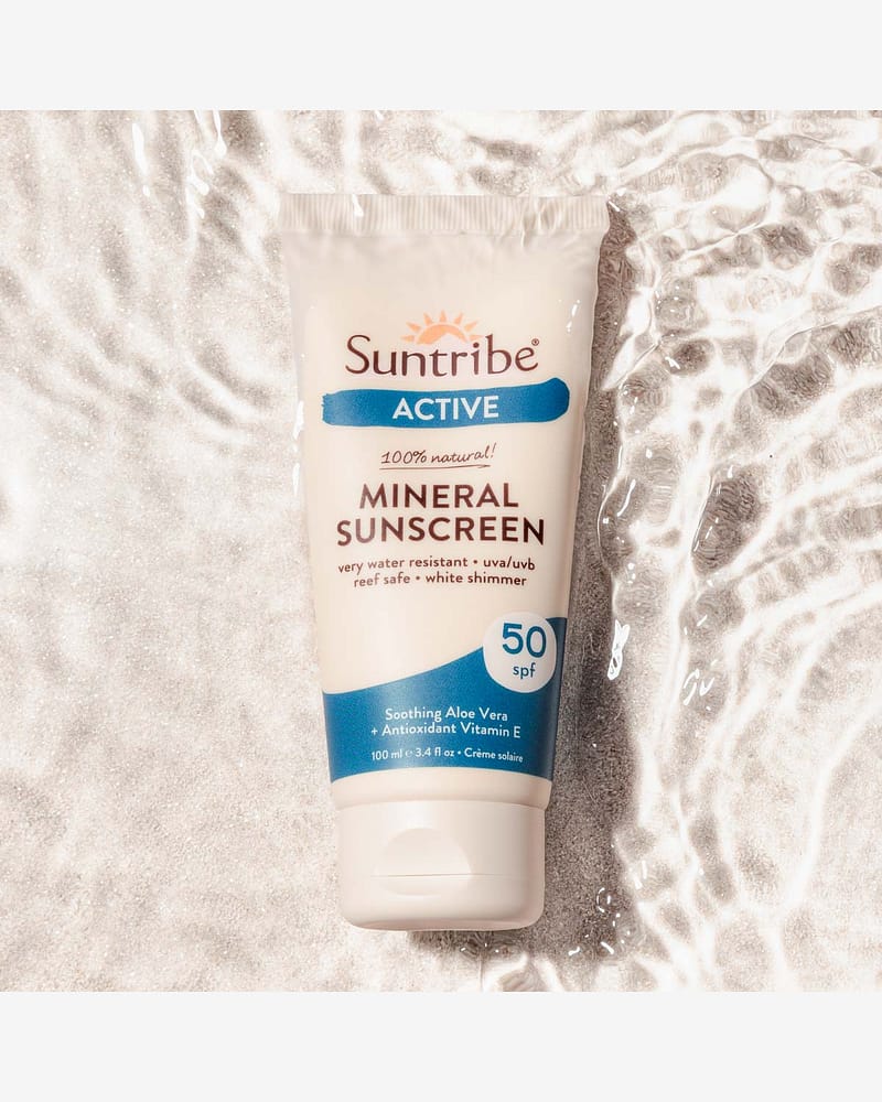 Solkrem Active SPF50 - Mineral, 100% Naturlig – Miljøvennlig | 100ml