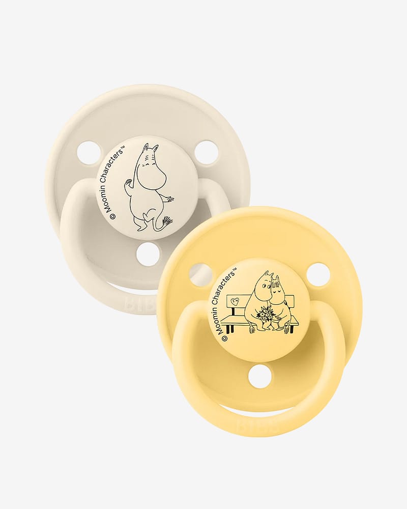 BIBS x Moomin Smokk De Lux 2pk – Rund, SIlikon | Moomintroll