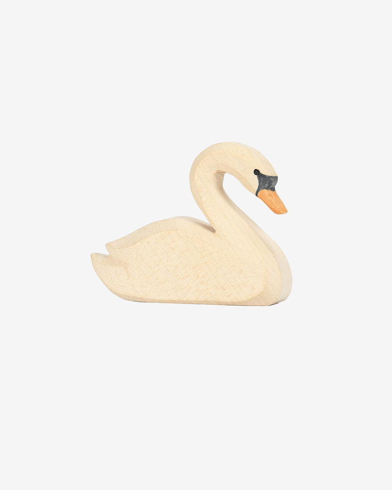 Svane - Håndlaget Trefigur | Swan