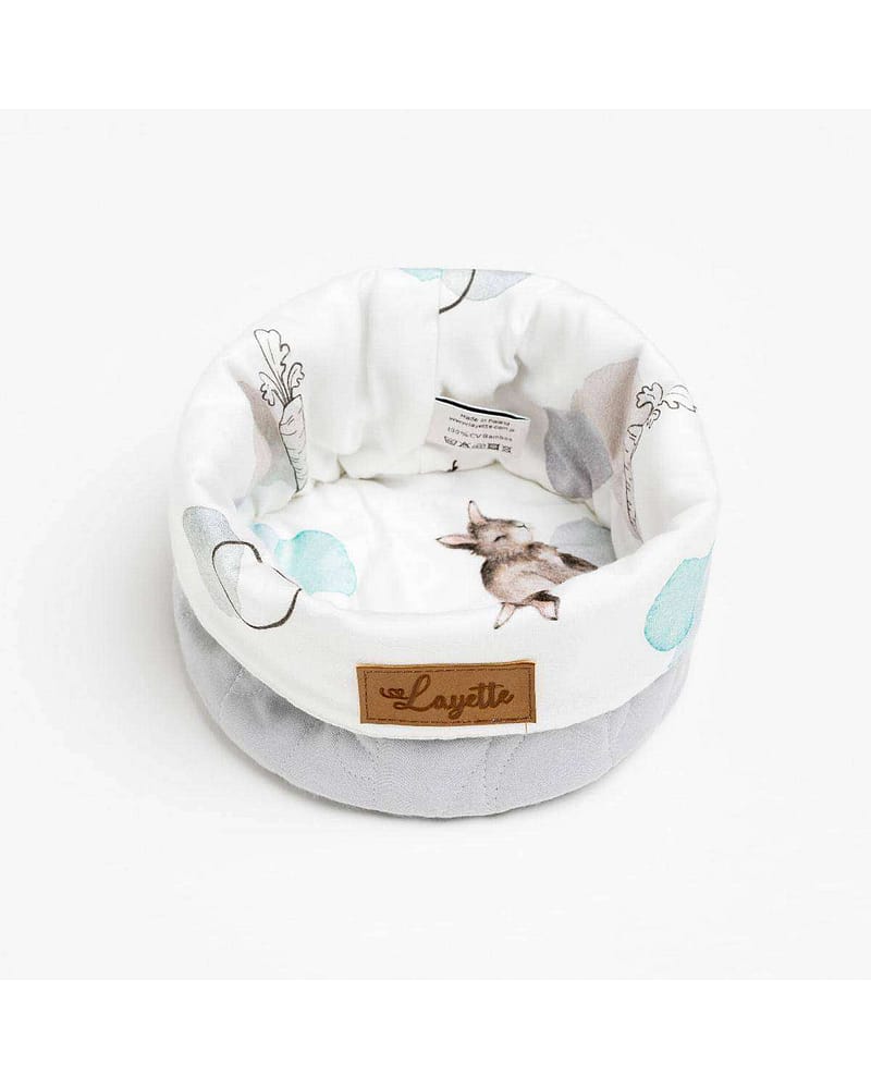 Oppbevaringskurv Quiltet - 100% Øko Bambus