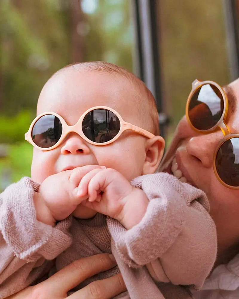 Solbriller Baby 0-1år – Fleksible & Uknuselig - Reversible 2i1 Størrelse | Diabola 2.0