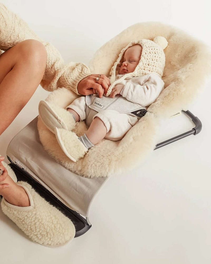 Ulltøfler Baby - Ullfleece & Skinn - 100% Merino | Booties