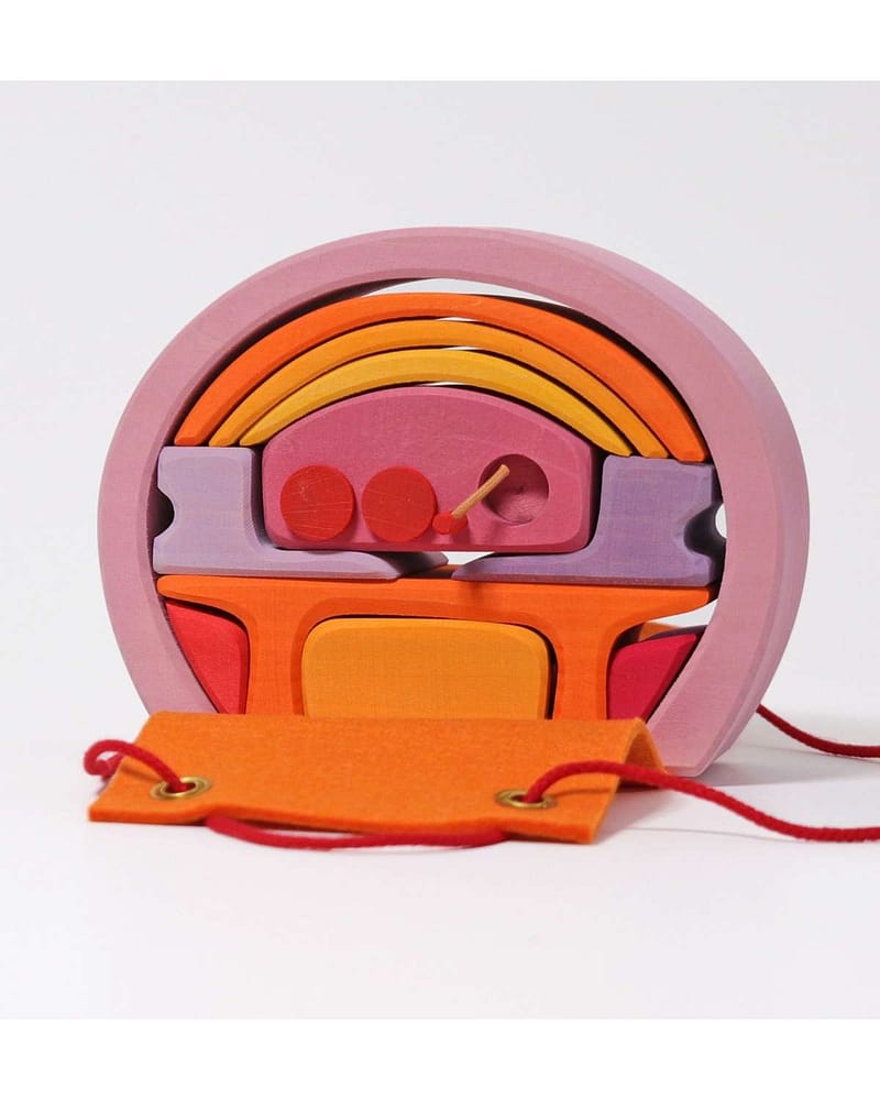 Dukkehus i Tre - Bærbart Byggesett 15stk | Mobile Home