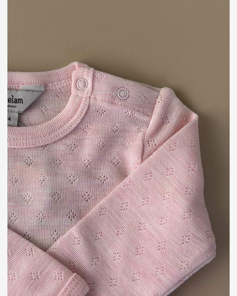 Ullbody Pointelle - Tynn ullkvalitet - 100% Merino