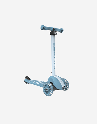 Sparkesykkel Barn 3år+ m/ LEDlys i hjul | Scoot and Ride Highwaykick 3S LED