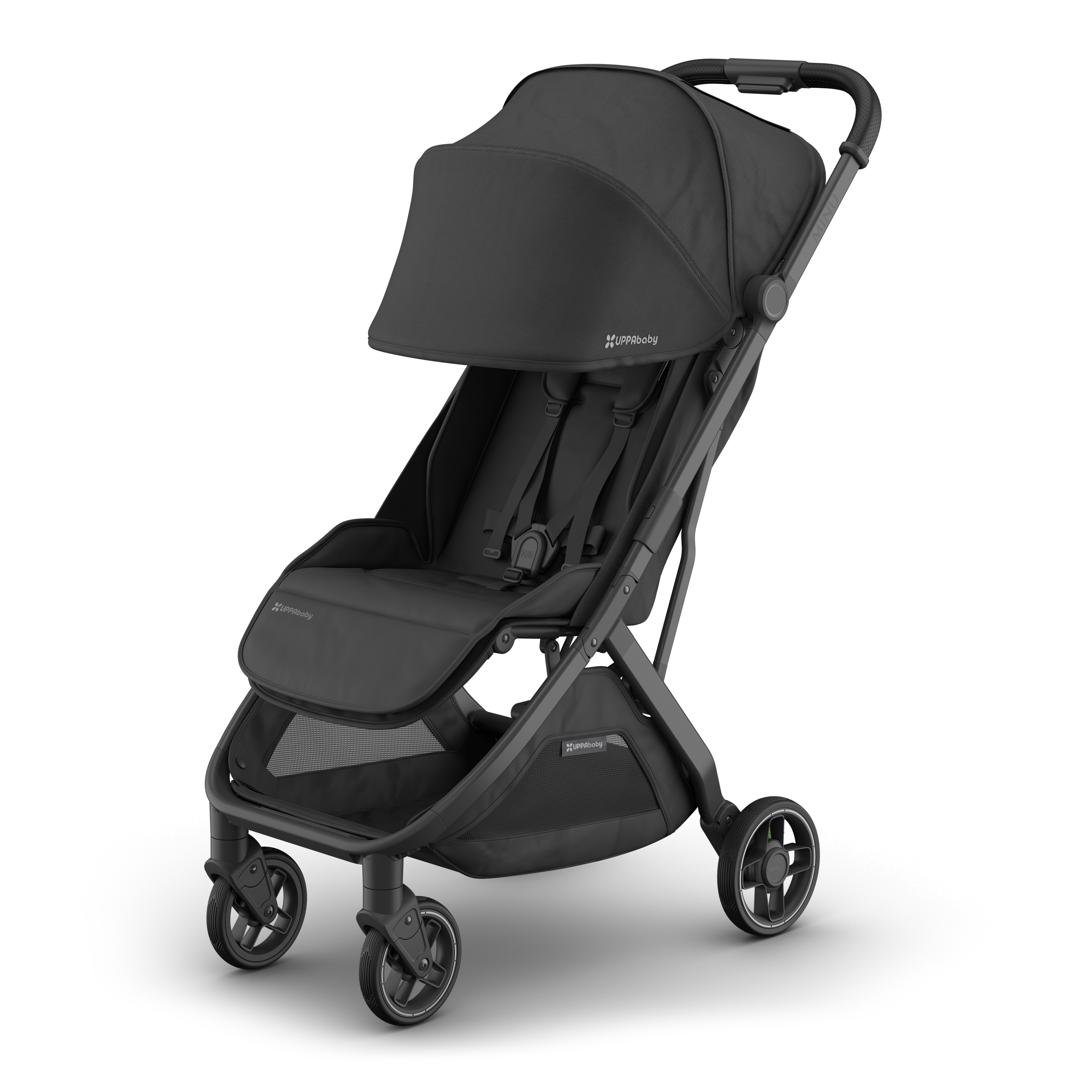 Minu V3 Reisevogn med Regntrekk | Fra Nyfødt til 22 kg/4 år, Jake - Charcoal