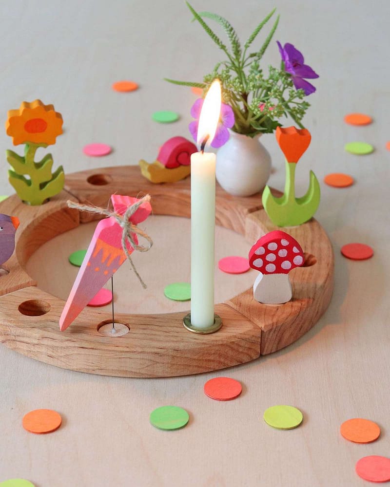 Konfetti i tre til lek og Bursdagsring dekorasjon - 100stk | Neon Confettidots