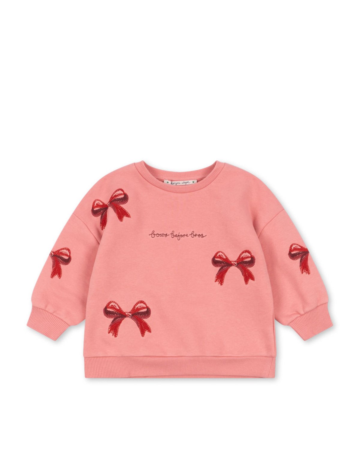 Genser med Print – Øko. Bomull | Lou Sweatshirt, Rosa - Strawberry ice