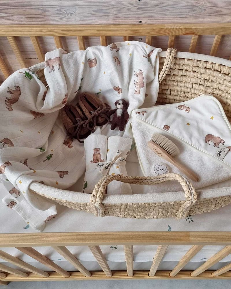 Badehåndkle Baby - 100% Bambus - 85x85cm