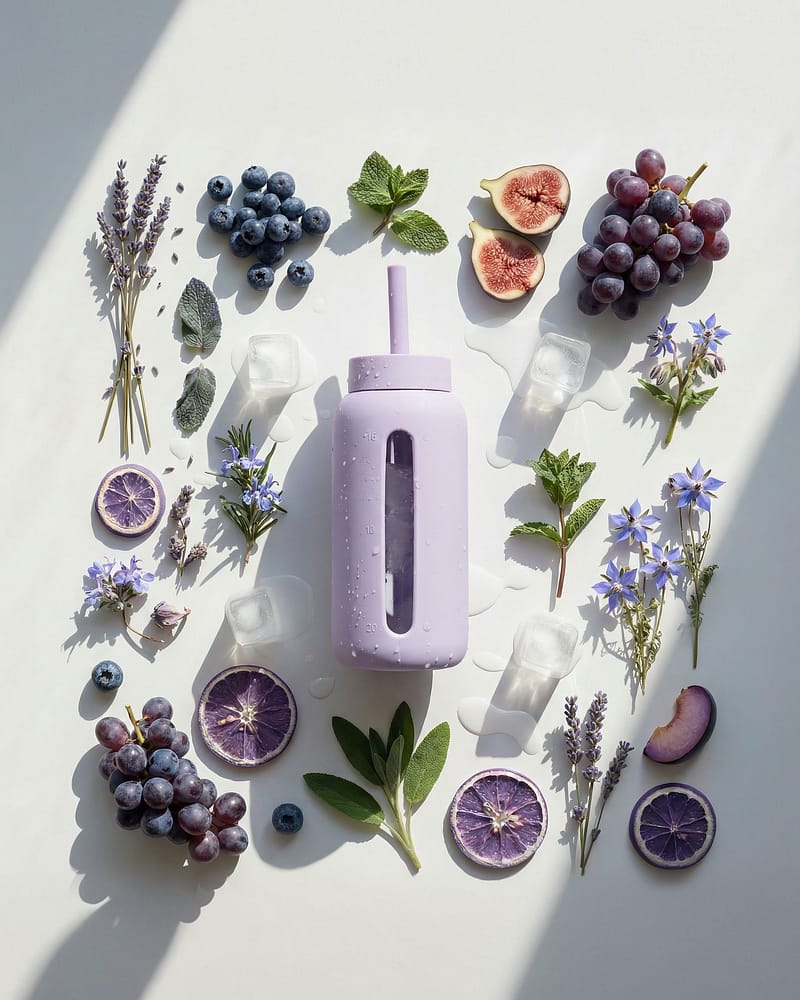 Vannflaske i Glass - 720 ml | Daily Bottle