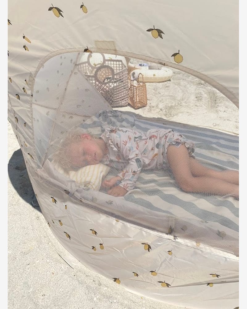 UV Telt Baby, Stort - Strandtelt Pop-up UV50+ | 125x115 cm