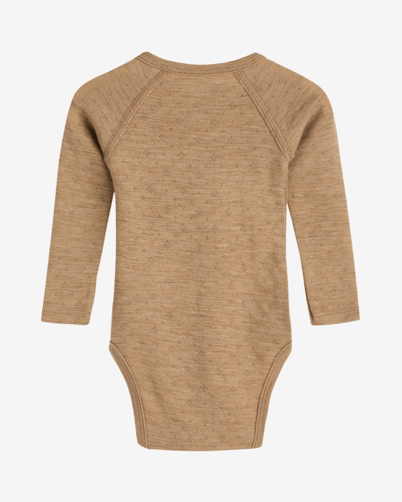 Omslagsbody Pointelle - 85% Merino, 15% Silke | HCBilli