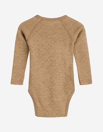 Omslagsbody Pointelle - 85% Merino, 15% Silke | HCBilli