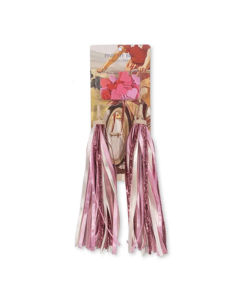 Sykkelpynt Barn - Streamers og Eikeperler til hjul