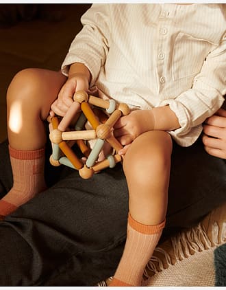 Babyleke Ball - Tre og Silikon | Annemette Baby Motoric Toy