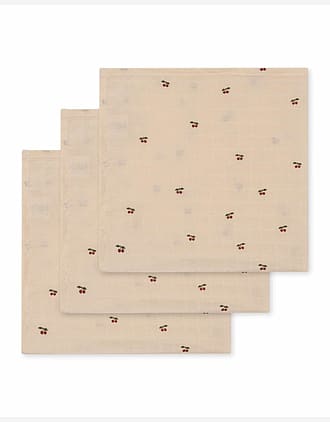Gulpekluter 3pk - 100% Øko Musselin - 65x65cm