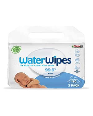 vatservietter baby waterwipes 3x 60stk