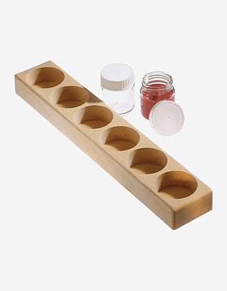 Holder til glasskrukker - Stor / 6 Glass Inkludert