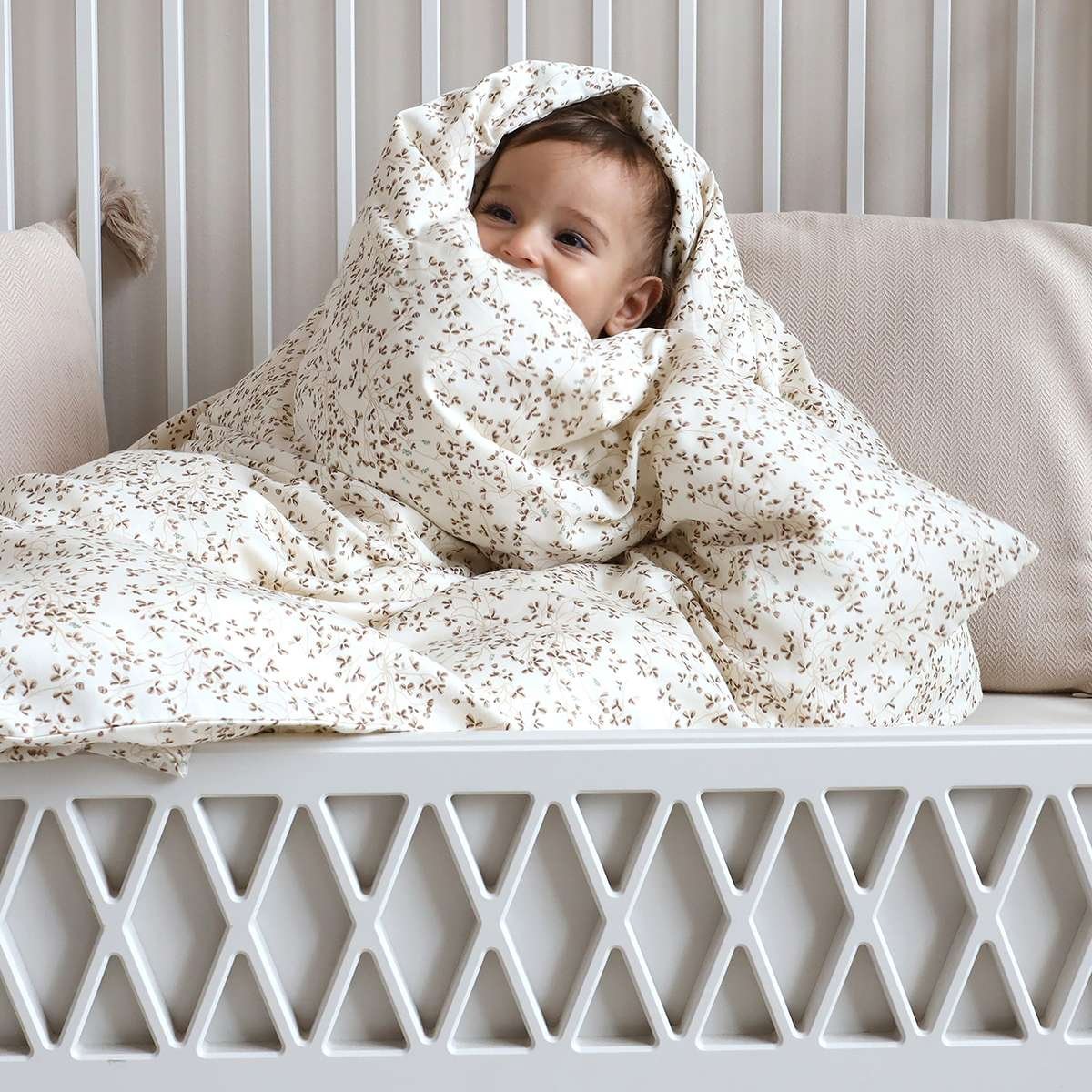 Sengetøy Barn 100×140 – Sateng, Øko Bomull | Bedding Junior