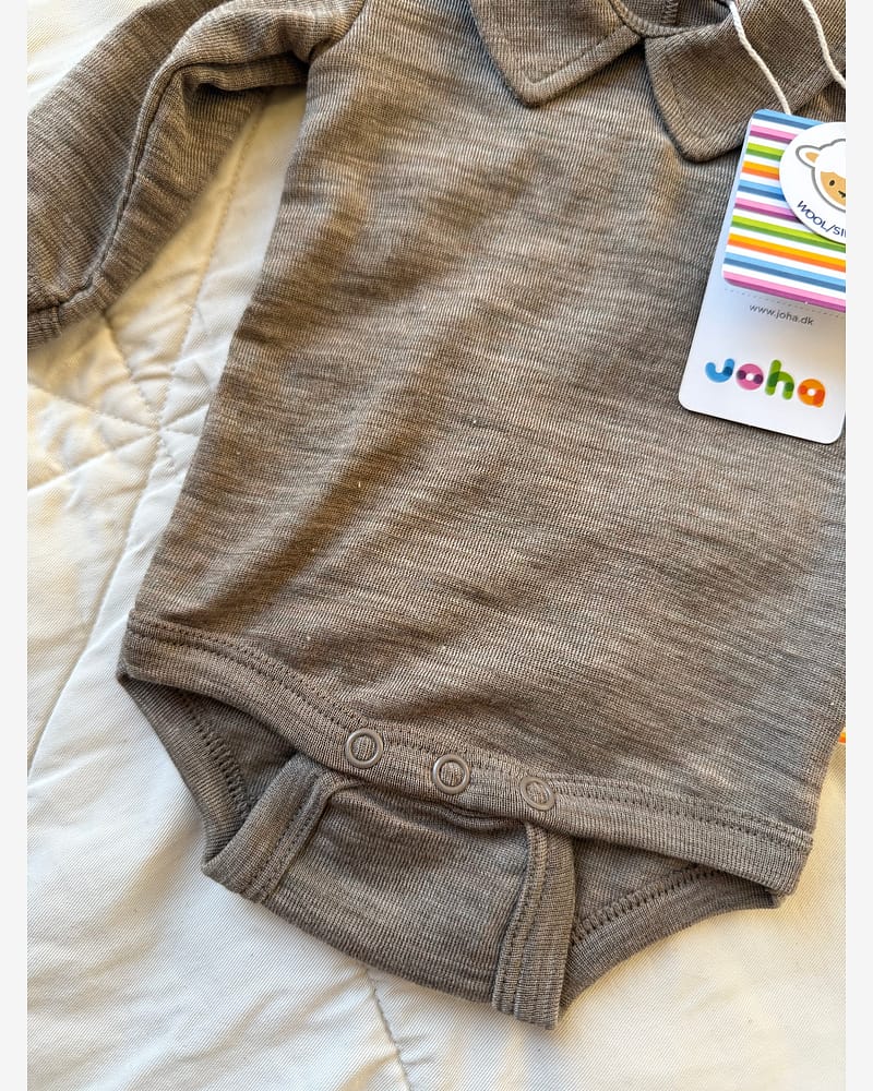 Ullbody med Krage - 85% Merino, 15% Silke | Basic