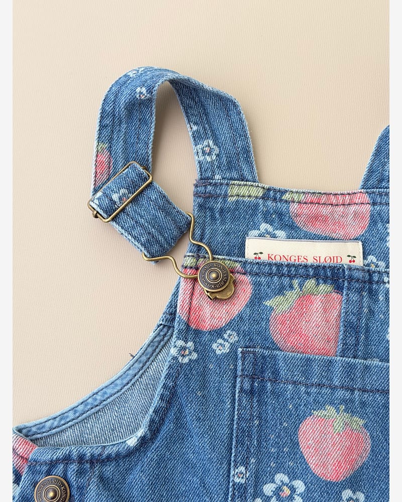 Seleshorts Barn – Denim, 100% Øko Bomull | Magot Overalls GOTS