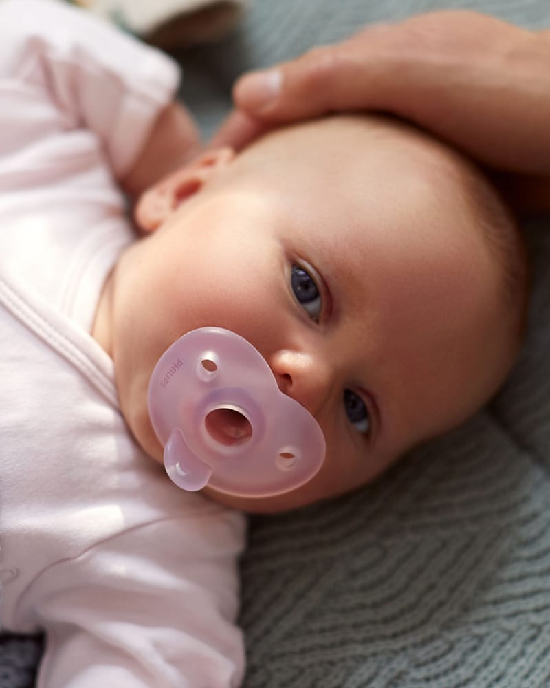 Smokk Soothie 2pk - Rund, Silikon | Nyfødt / Prematur