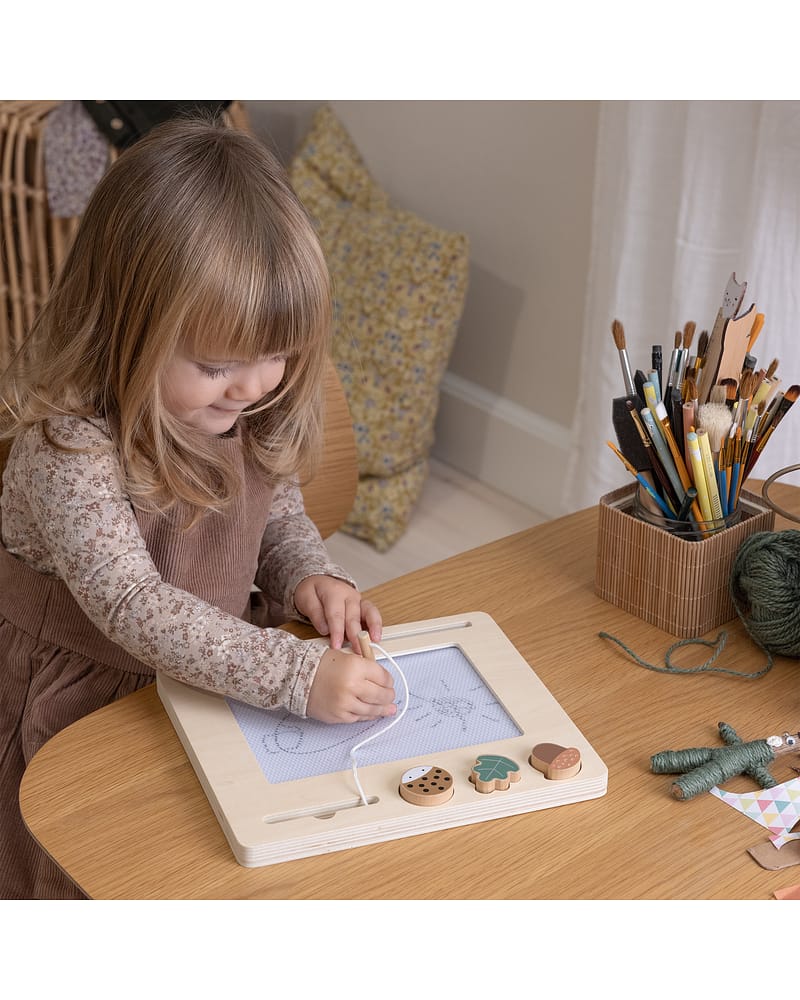 Magnetisk Tegnebrett i Tre | Drawing Board Woodland