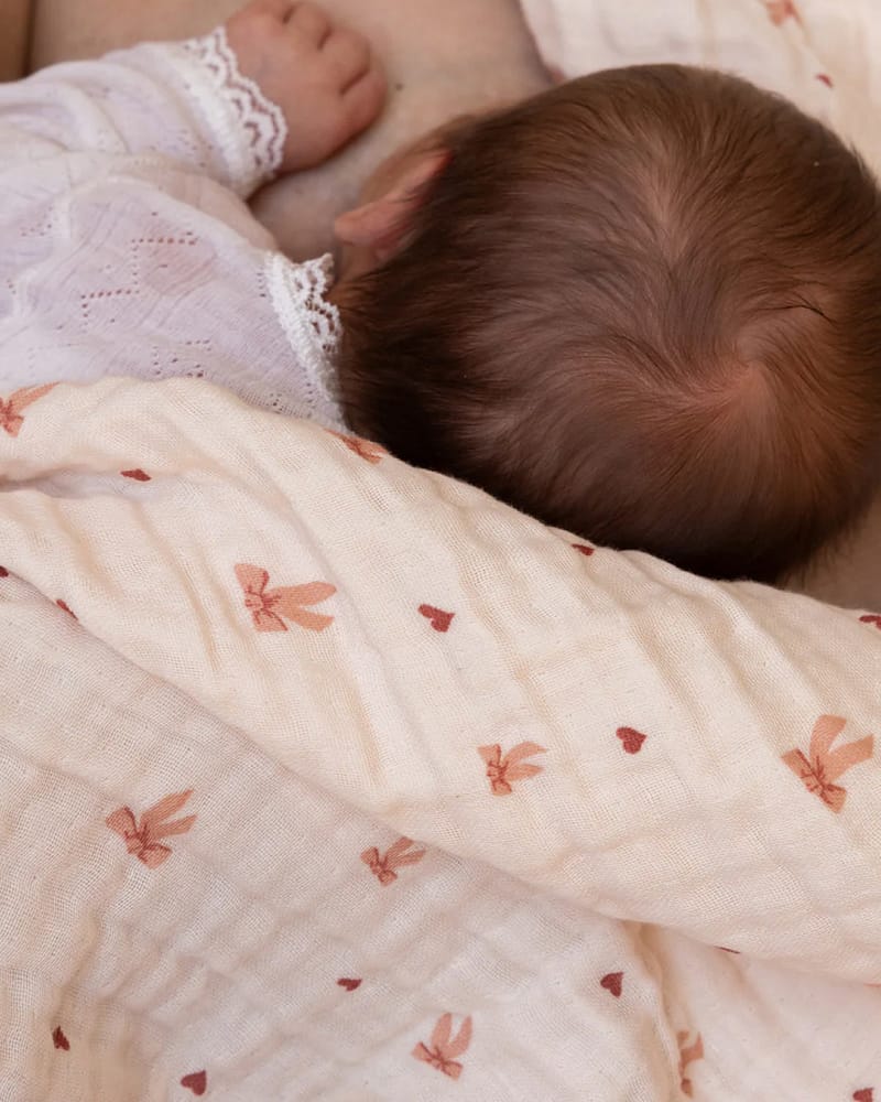 Swaddle teppe - Øko Musselin