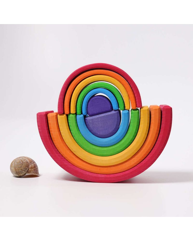 Regnubue Liten Orginal - Stableleke i Tre | Montessori Leker