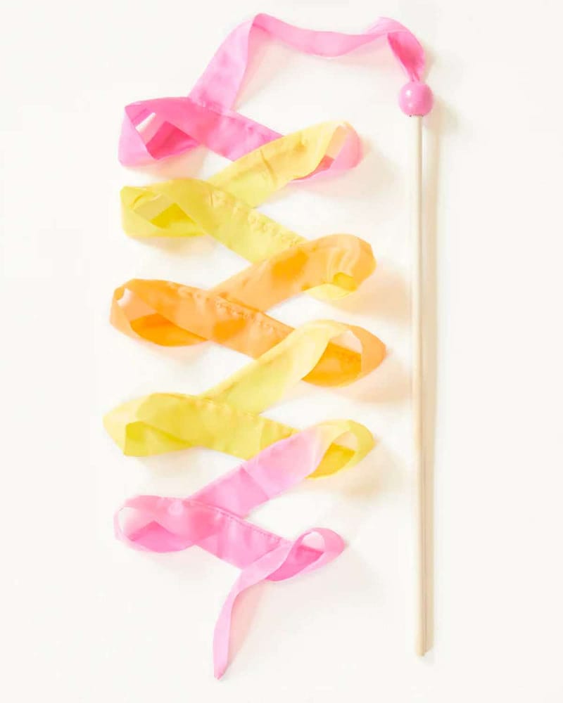 Rytmebånd / Silkebånn på pinne, 243cm | Streamer