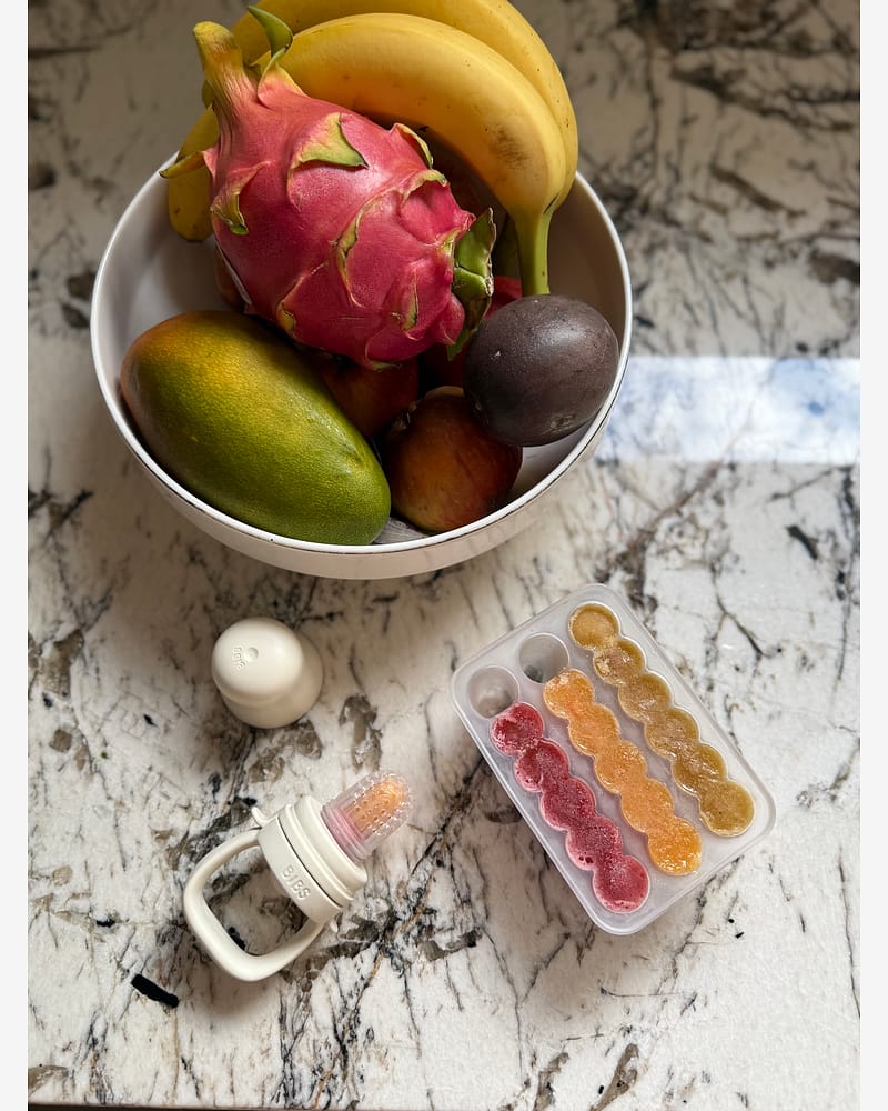 Fryseform for Babymat M/ Lokk | Baby Food Freezer Tray
