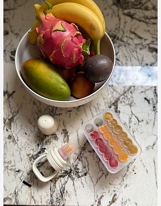 Fryseform for Babymat M/ Lokk | Baby Food Freezer Tray